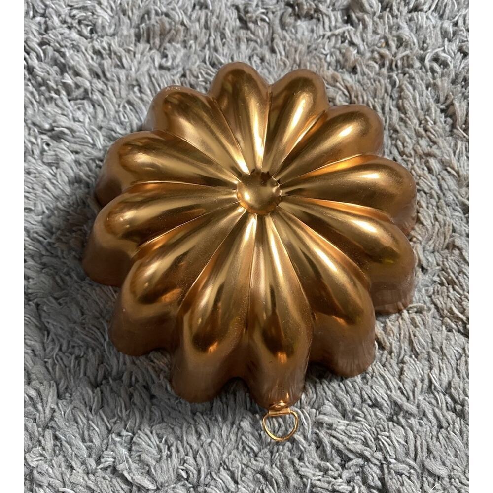 Copper Vintage Jello Mold Wall Hanging